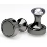 Stainless Steel Pince-tétons Magnet Pins Noires x2